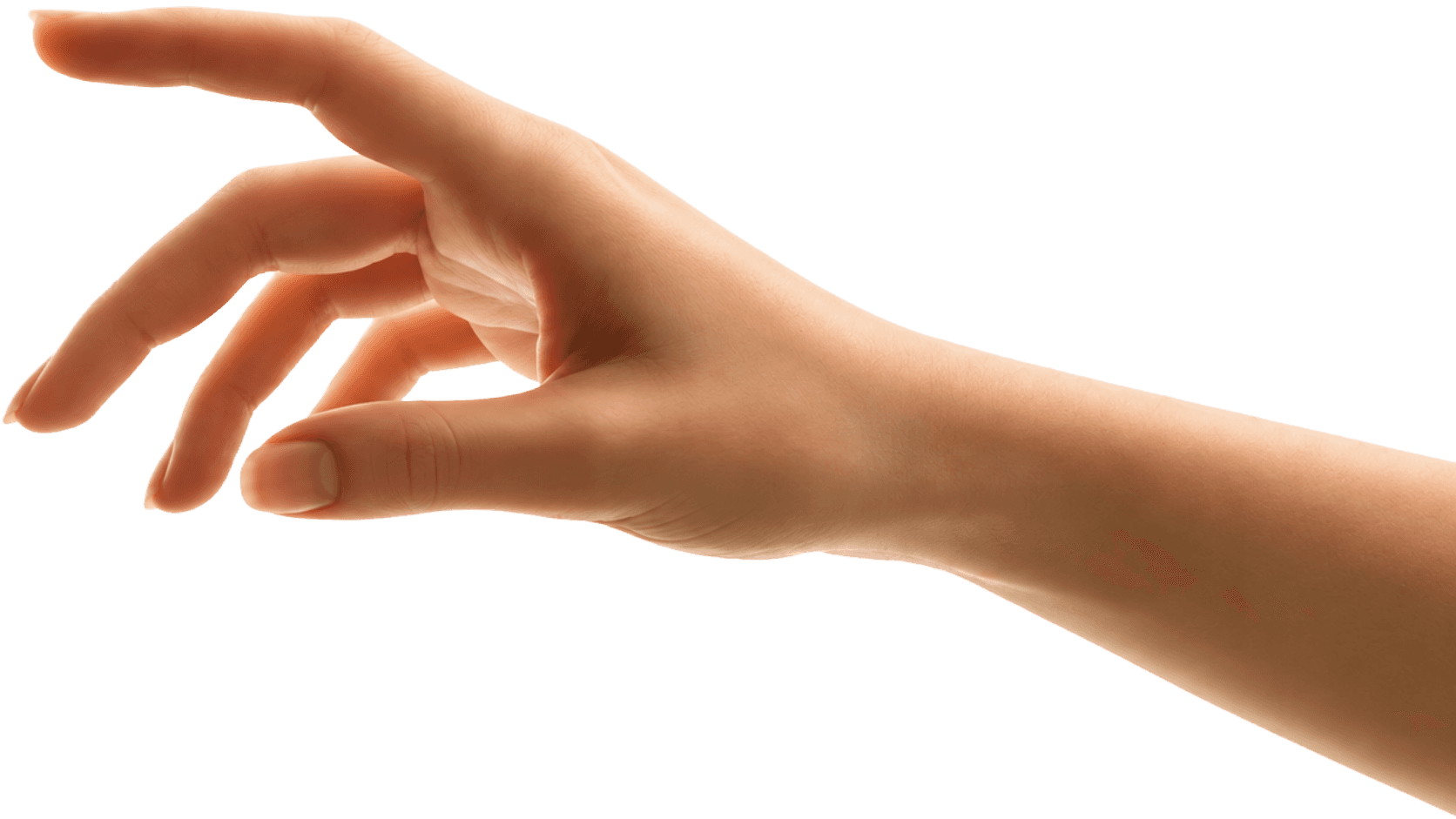 Human Hand Reaching For Right Side